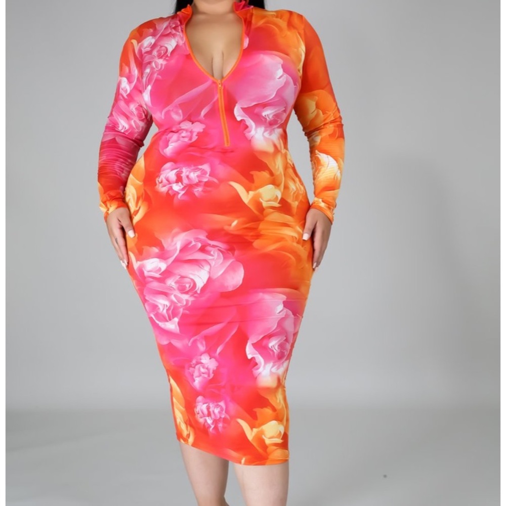 Versatile floral dress